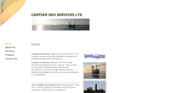 Desktop Screenshot of caspiangeoservices.com